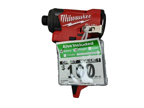 Milwaukee 3453-20 Red Cordless Impact Drill