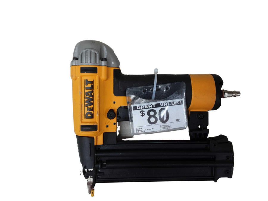 Dewalt Dwfp12236 Yellow Pneumatic Brad Nailer