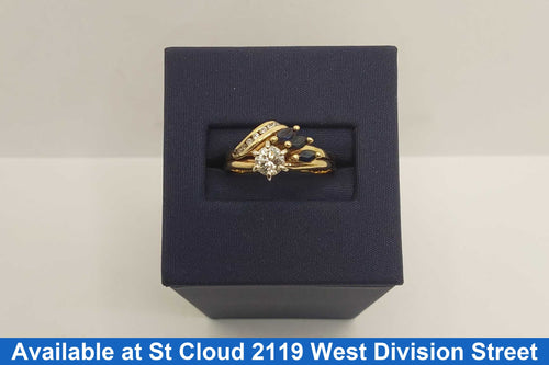 Women's Ring - Yellow Gold 14k (.585) 3.4 grams Size 7.5
