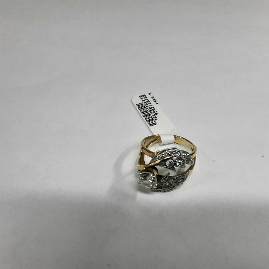 Women's Ring - Yellow Gold 10k (.417) 5.1 grams Size 6.5