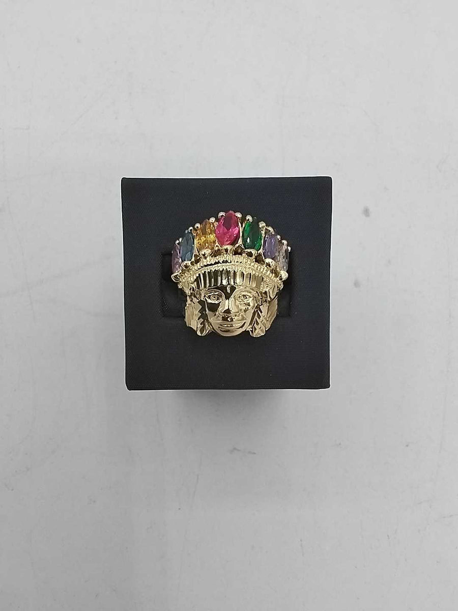 Men's Ring - Yellow Gold 14k (.585) 8.6 grams Size 20