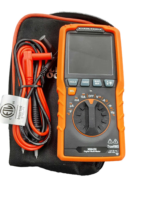 Klein Mm450 Orange Electrical Testing Instrument