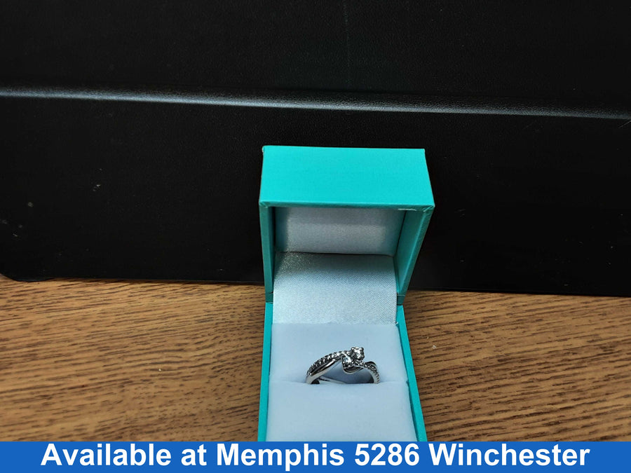 Women's Ring - White Gold 14k (.585) 4.2 grams Size 8.5