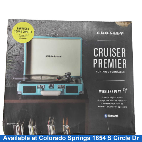 Crosley Cr8005f-tu Blue Home Turntable
