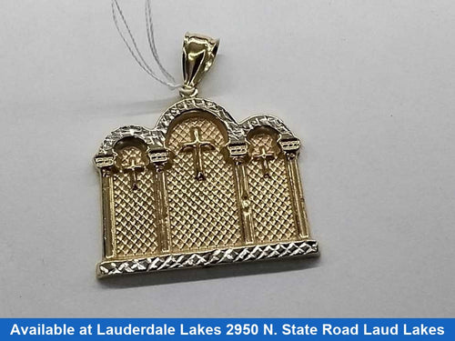 Religious Pendant - Yellow Gold 10k (.417) 4.7 grams