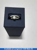 Ring - Engagement Set - White Gold 14k (.585) 3.9 grams Size 5.5