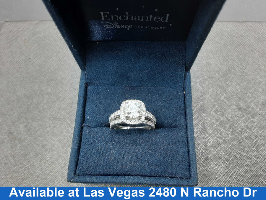 Ring - Wedding Set - Yellow Gold 14k (.585) 5 grams Size 4.5