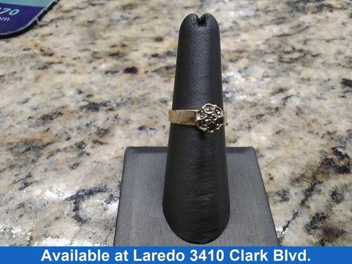 Women's Ring - Yellow Gold 10k (.417) 2 grams Size 7
