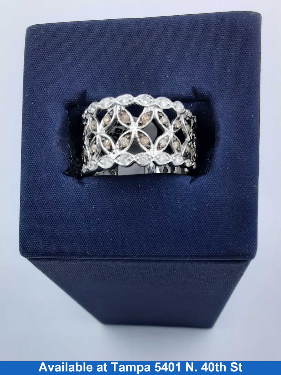 Women's Ring - White Gold 10k (.417) 5.1 grams Size 7