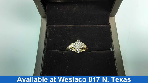 Women's Ring - Yellow Gold 14k (.585) 2.4 grams Size 9
