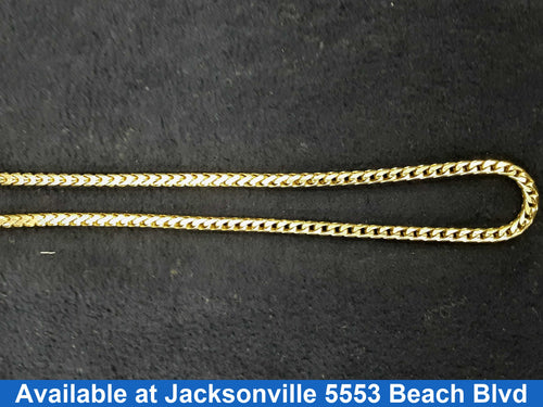 Fox Tail Chain - Yellow Gold 10k (.417) 61.2 grams 20 inch