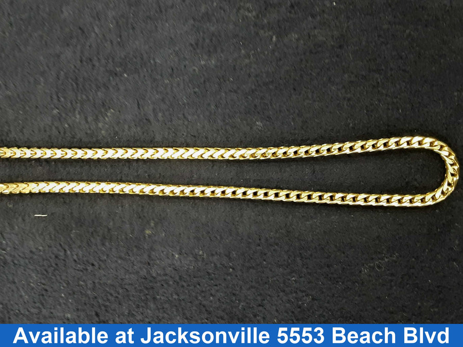 Fox Tail Chain - Yellow Gold 10k (.417) 61.2 grams 20 inch