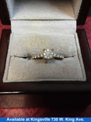 Ring - Wedding Set - Yellow Gold 14k (.585) 3.4 grams Size 6