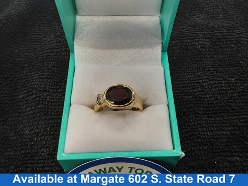 Men's Ring - Yellow Gold 14k (.585) 9.4 grams Size 6