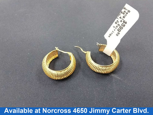 Bangle Earrings - Yellow Gold 14k (.585) 4.2 grams
