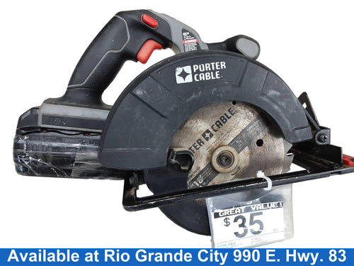 Porter Cable Pc186cs Black Cordless Circular Saw