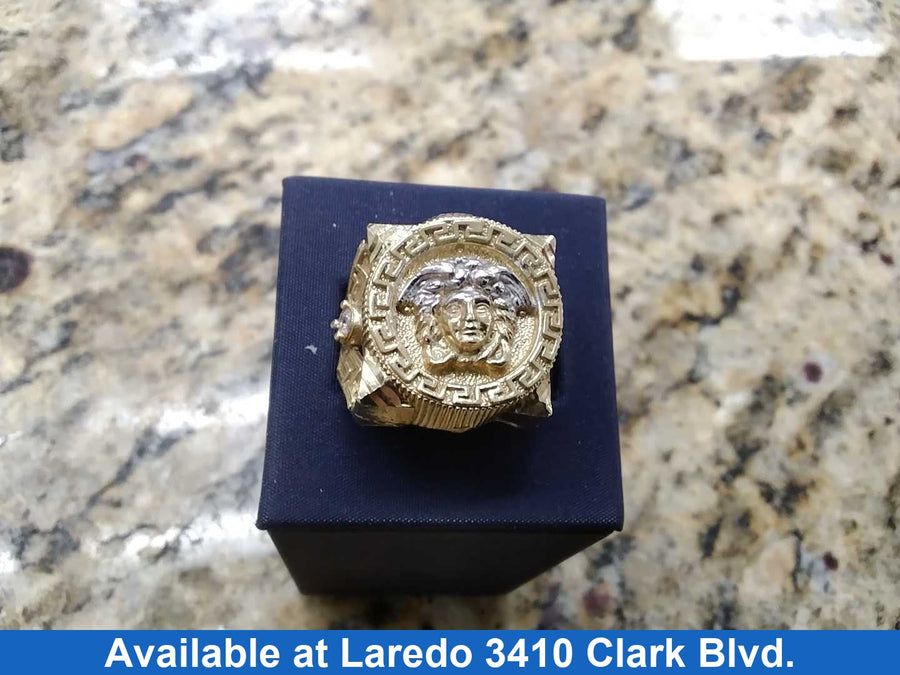 Men's Ring - Yellow Gold 10k (.417) 7.9 grams Size 20