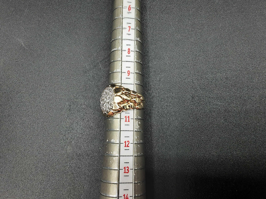 Men's Ring - Yellow Gold 10k (.417) 6.1 grams Size 20