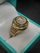 Men's Ring - Yellow Gold 14k (.585) 6.4 grams Size 12.5