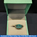 Women's Ring - White Gold 10k (.417) 2.3 grams Size 20