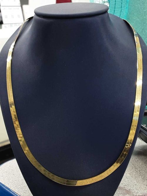 Herringbone Chain - Yellow Gold 10k (.417) 9.8 grams 24 inch