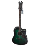 Urban Phoenix Collection Green Acoustic / Electric Classic Guitar