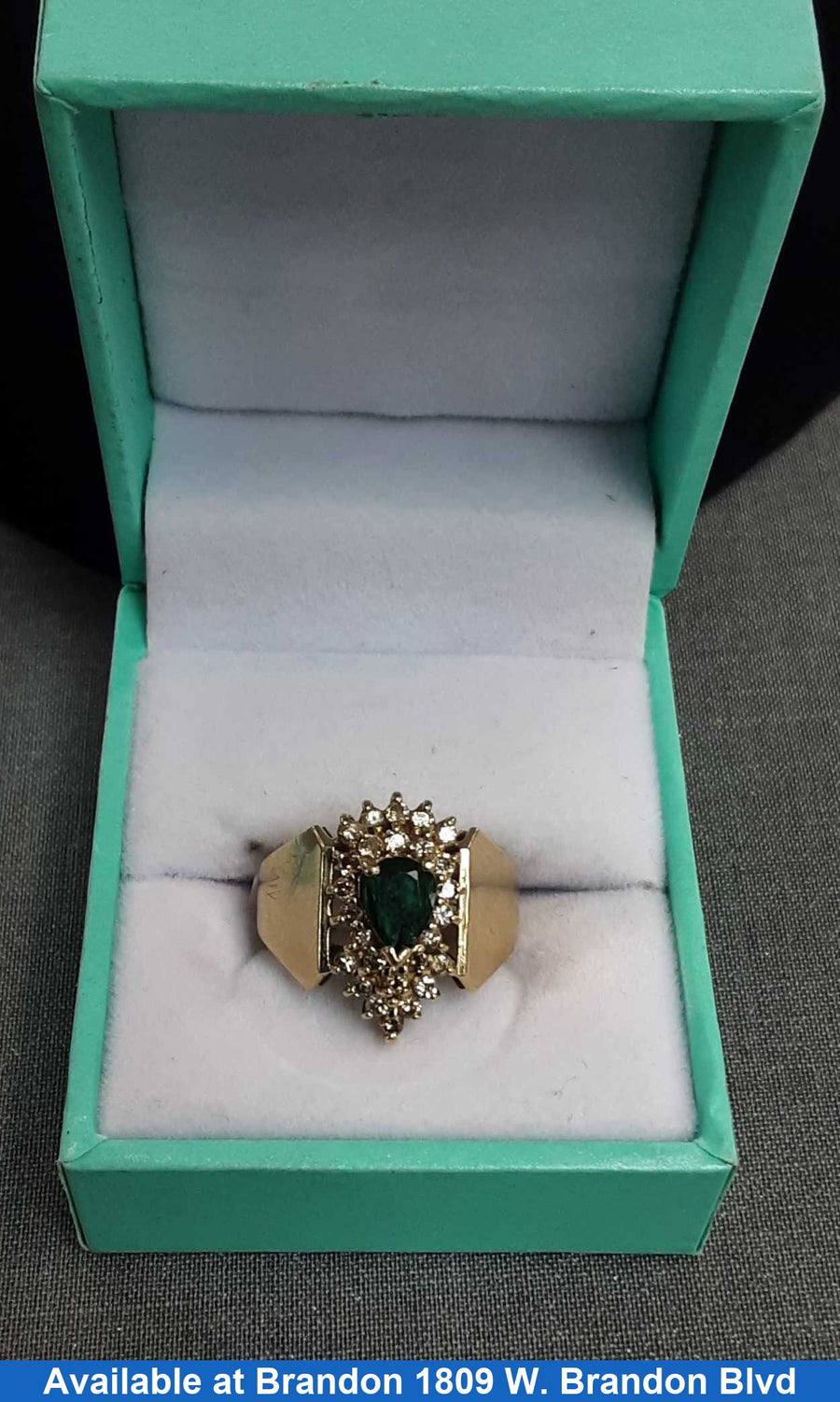 Women's Ring - Yellow Gold 10k (.417) 5.7 grams Size 20