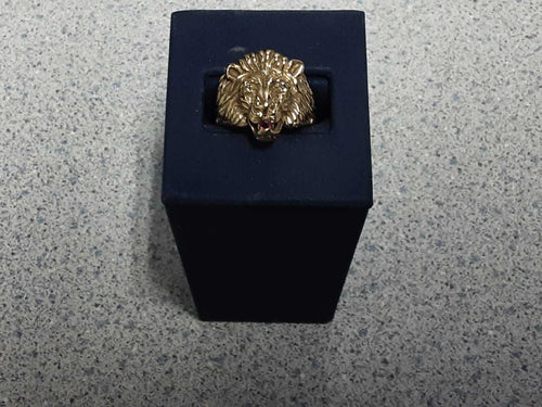 Men's Ring - Yellow Gold 10k (.417) 6.6 grams Size 20