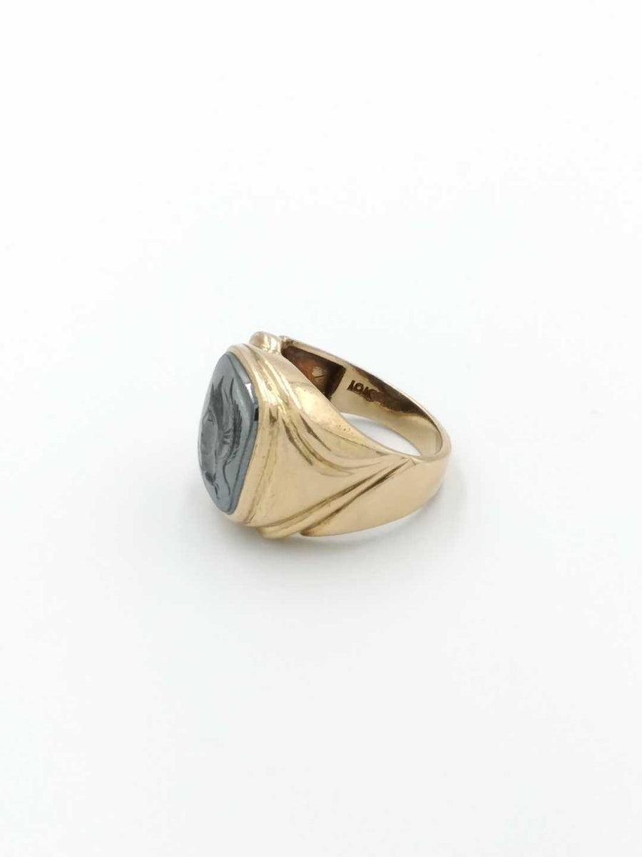 Men's Ring - Yellow Gold 10k (.417) 9.2 grams Size 7