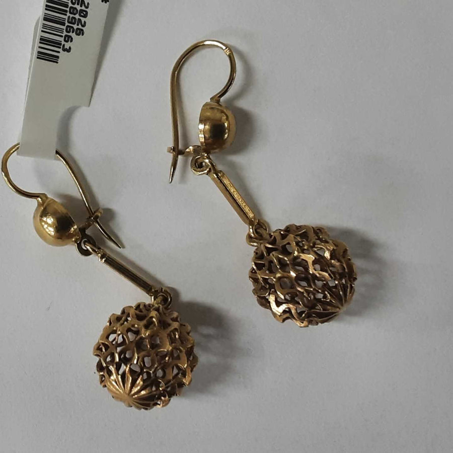 Pearl Earrings - Yellow Gold 18k (.750) 6.1 grams