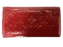 Louis Vuitton Vernis Sarah Monogram Red Wallet