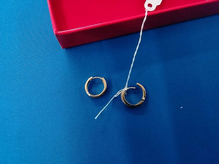 Hoop Earrings - Yellow Gold 14k (.585) 3.59 grams