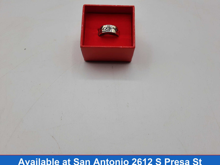 Women's Ring - Lady's Ring - Fashion Silver 6.7 grams Size 6.5