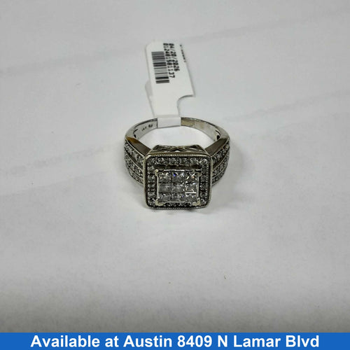 Women's Ring - White Gold 14k (.585) 7.3 grams Size 20