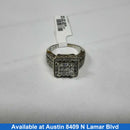 Women's Ring - White Gold 14k (.585) 7.3 grams Size 20