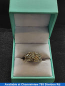 Women's Ring - Yellow Gold 10k (.417) 5.3 grams Size 7.5