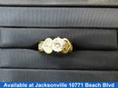 Ring - Engagement Set - Yellow Gold 10k (.417) 6.9 grams Size 7