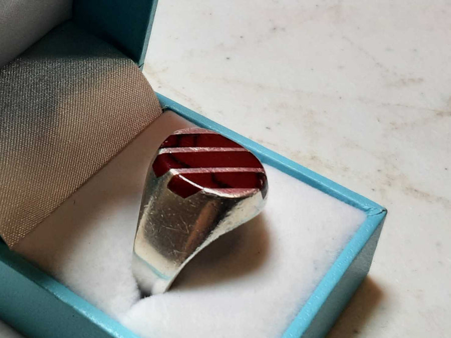 Man's Ring - Silver 15.7 Grams Size 11