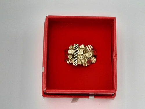Men's Ring - Yellow Gold 10k (.417) 5.5 grams Size 10