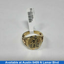 Men's Ring - Yellow Gold 14k (.585) 8.5 grams Size 10.5