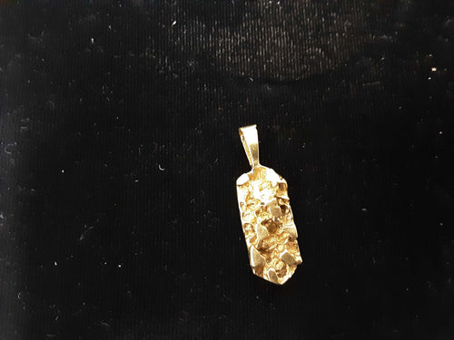 Nugget Pendant - Yellow Gold 14k (.585) 2.9 grams