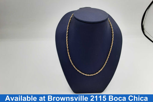 Rope Chain - Yellow Gold 14k (.585) 14.6 grams 24 inch