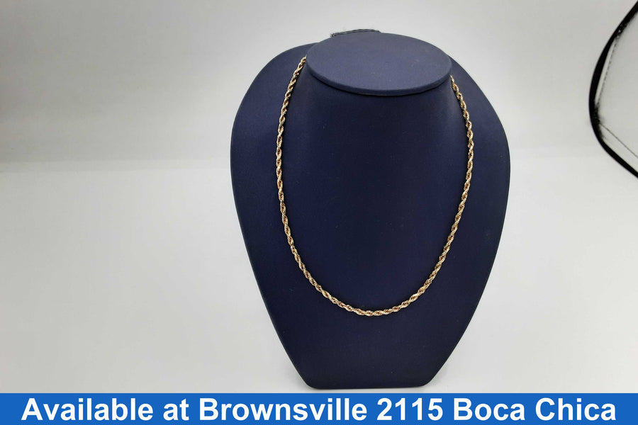 Rope Chain - Yellow Gold 14k (.585) 14.6 grams 24 inch