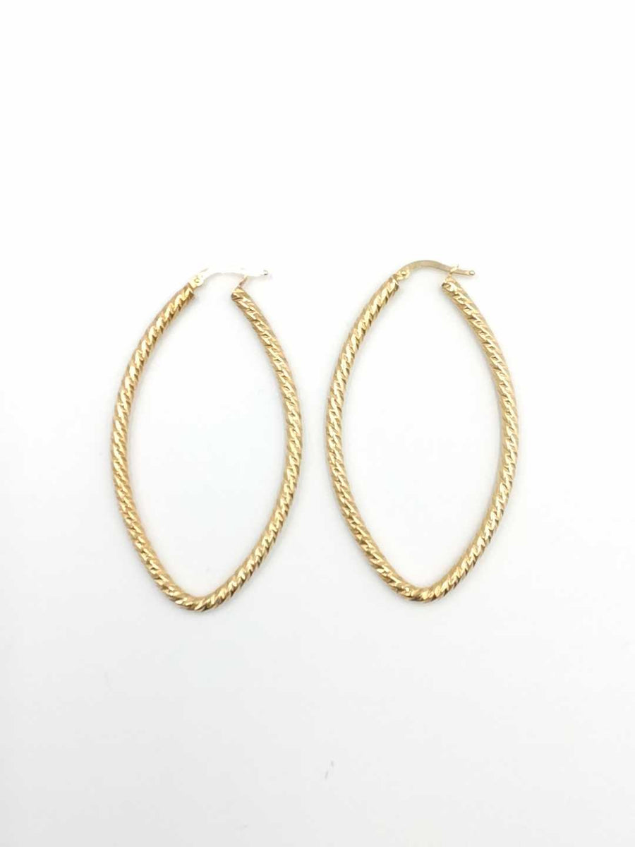 Earrings - Yellow Gold 14k (.585) 3.7 grams