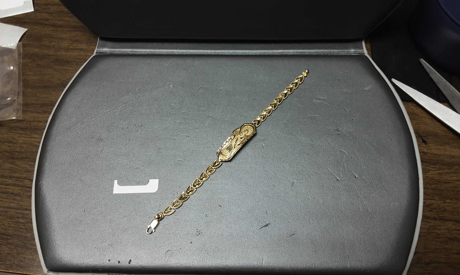 ID Bracelet - Yellow Gold 14k (.585) 7.9 grams 6 inch