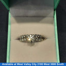 Ring - Engagement Set - White Gold 14k (.585) 3.8 grams Size 7
