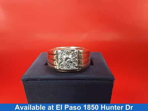 Men's Ring - Yellow Gold 14k (.585) 10.4 grams Size 11