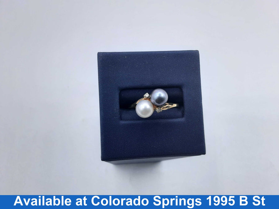 Women's Ring - Anniversary - Yellow Gold 10k (.417) 2.1 grams Size 7.5