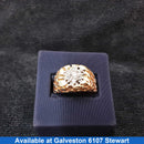 Men's Ring - Yellow Gold 14k (.585) 11.2 grams Size 10.5