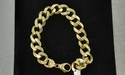 Cuban Link Bracelet - Yellow Gold 14k (.585) 91.4 grams 10 inch
